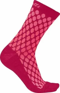 Castelli Sfida 13 Sock Brilliant Pink/Fuchsia L/XL Chaussettes de cyclisme