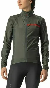 Castelli Squadra Stretch W Jacket Military Green/Dark Gray M Veste de cyclisme, gilet
