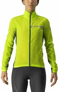 Castelli Squadra Stretch W Jacket Electric Lime/Dark Gray XS Veste de cyclisme, gilet