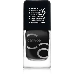 Catrice ICONAILS vernis à ongles teinte 20 Black To The Routes 10,5 ml