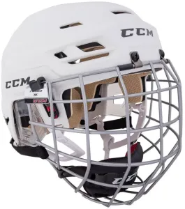 CCM Casque de hockey Tacks 110 Combo JR Blanc XS