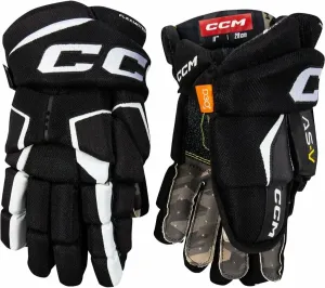 CCM Tacks AS-V JR 10 Black/White Gants de hockey