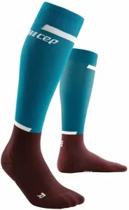 CEP WP209R Compression Tall Socks 4.0 Petrol/Dark Red III Chaussettes de course