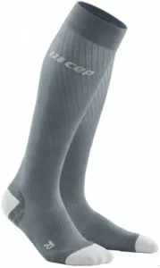 CEP WP30JY Compression Tall Socks Ultralight Grey-Light Grey IV