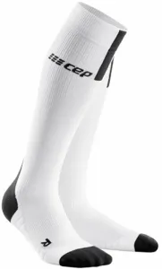 CEP WP40BX Compression Tall Socks 3.0 White-Dark Grey II Chaussettes de course