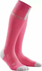 CEP WP40GX Compression Knee High Socks 3.0 Rose/Light Grey II Chaussettes de course