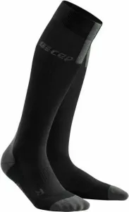 CEP WP40VX Compression Knee High Socks 3.0 Black/Dark Grey II Chaussettes de course