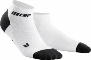 CEP WP4A8X Compression Low Cut Socks White/Dark Grey II