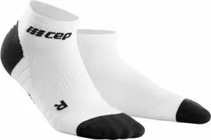 CEP WP5A8X Compression Low Cut Socks White/Dark Grey III