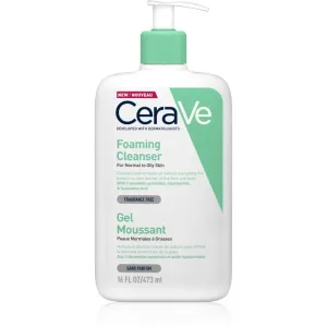 CeraVe Cleansers gel moussant purifiant pour peaux normales à grasses 473 ml