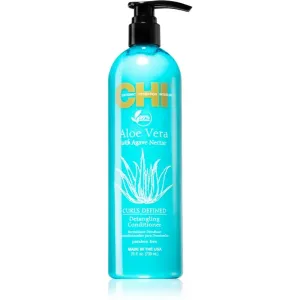CHI Aloe Vera Detangling après-shampoing régénérateur en profondeur pour cheveux bouclés et frisé 739 ml