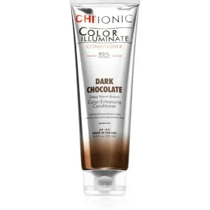 CHI Color Illuminate soin démêlant correcteur couleur pour cheveux naturels ou colorés teinte Dark Chocolate 251 ml