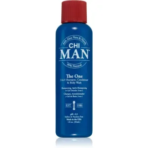 CHI Man The One 3 en 1 : shampoing, après-shampoing et gel douche 30 ml