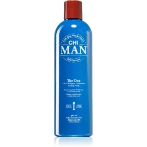 CHI Man The One 3 en 1 : shampoing, après-shampoing et gel douche 355 ml