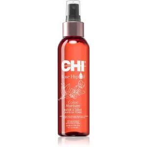 CHI Rose Hip Oil Repair and Shine Leave-in lotion tonique pour cheveux colorés et abîmés 118 ml