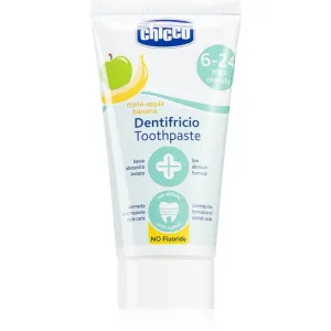 Chicco Toothpaste 6-24 months dentifrice pour enfants Apple-Banana 50 ml