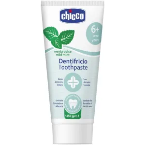 Chicco Toothpaste Mild Mint dentifrice pour enfants au fluorure 6 y+ 50 ml