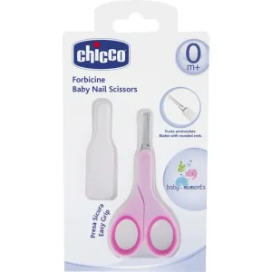 Chicco Baby Moments ciseaux à bouts ronds pour enfants 0m+ Pink 1 pcs