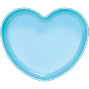 Chicco Easy Plate Heart 9m+ assiette 9m+ Blue-Green 1 pcs