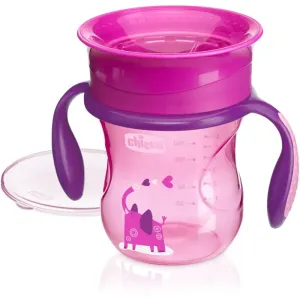 Chicco Perfect 360 tasse d’apprentissage avec supports 12m+ Pink 200 ml