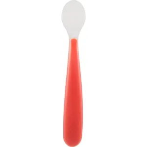 Chicco Soft Silicone petite cuillère 6m+ Red 1 pcs