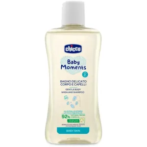 Chicco Baby Moments shampoing doux enfant pour cheveux et corps 200 ml