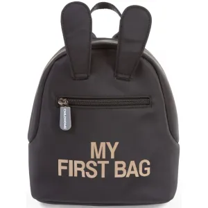 Childhome My First Bag Black sac à dos pour enfants 20x8x24 cm