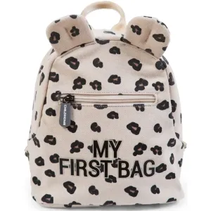 Childhome My First Bag Canvas Leopard sac à dos pour enfants 20x8x24 cm