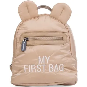 Childhome My First Bag Puffered Beige sac à dos pour enfants 24 x 8 x 20 cm 1 pcs