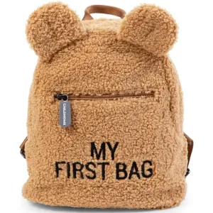 Childhome My First Bag Teddy Beige sac à dos pour enfants 20x8x24 cm
