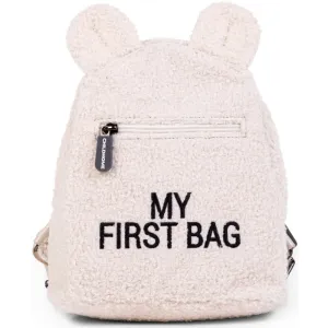 Childhome My First Bag Teddy Off White sac à dos pour enfants 20x8x24 cm