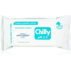 Chilly Intima Anti-Odor lingettes hygiène intime pH 3,5 12 pcs