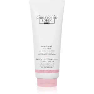 Christophe Robin Delicate Volumizing Conditioner with Rose Extracts après-shampoing volumisant pour cheveux  fins 200 ml