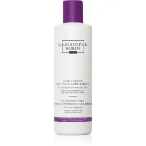 Christophe Robin Luscious Curl Conditioning Cleanser with Chia Seed Oil après-shampoing nettoyant pour cheveux bouclés et frisé 250 ml