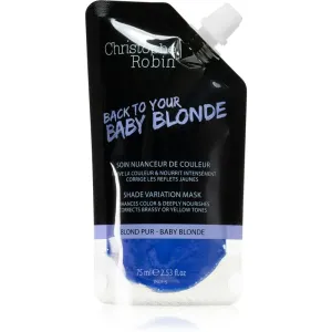 Christophe Robin Shade Variation Mask Bonding Color Mask pour cheveux Baby Blond 75 ml