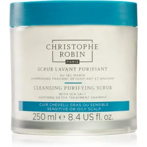 Christophe Robin Cleansing Purifying Scrub with Sea Salt shampoing purifiant effet exfoliant 250 ml