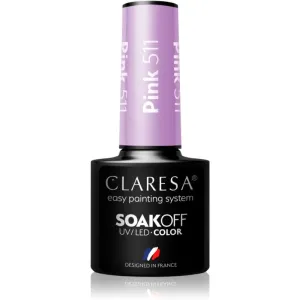 Claresa SoakOff UV/LED Color Balloon Journey vernis à ongles gel teinte Pink 511 5 g