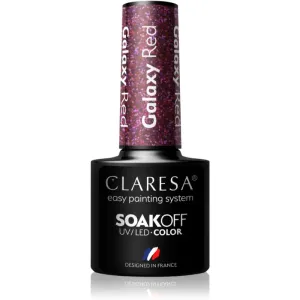 Claresa SoakOff UV/LED Color Galaxy vernis à ongles gel teinte Red 5 g