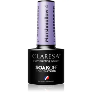 Claresa SoakOff UV/LED Color Marshmallow vernis à ongles gel teinte 4 5 g