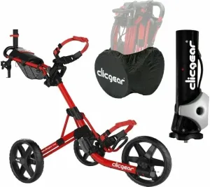 Clicgear Model 4.0 Deluxe SET Matt Red Chariot de golf manuel