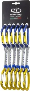 Climbing Technology Berry Set DY Dyneema Dégainer rapidement Solid Straight/Wire Straight Blue/Gold 12.0 Mousqueton escalade