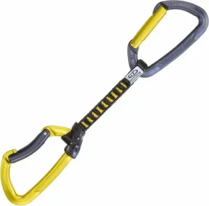Climbing Technology Lime Set DY Dégainer rapidement Anthracite/Mustard Yellow Solid Straight/Solid Bent Gate 12.0 #567504