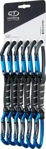 Climbing Technology Lime Set NY Pro Dégainer rapidement Anthracite/Electric Blue Solid Straight/Solid Bent Gate 12.0