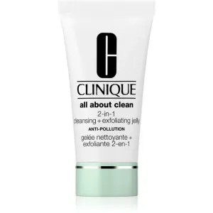 Clinique All About Clean 2-in-1 Cleansing + Exfoliating Jelly gel nettoyant exfoliant 150 ml
