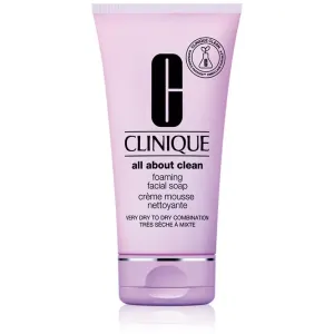 Clinique Foaming Sonic Facial Soap savon crème moussant pour peaux sèches et mixtes 150 ml