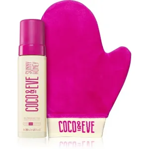 Coco & Eve Sunny Honey Ultimate Glow Kit mousse auto-bronzante avec gant applicateur Dark