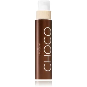 COCOSOLIS CHOCO huile de soin et bronzage sans facteur de protection solaire avec parfums Chocolate 200 ml