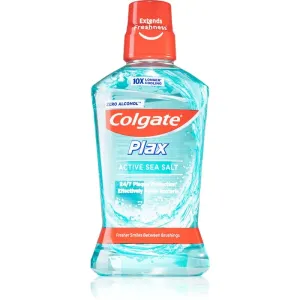 Colgate Plax Active Sea Salt bain de bouche anti-plaque dentaire sans alcool 500 ml