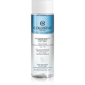 Collistar Cleansers Two-phase Make-up Removing Solution Eyes-Lips démaquillant bi-phasé waterproof yeux et lèvres 200 ml