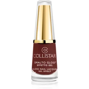 Collistar Gloss Nail Lacquer Gel Effect vernis à ongles teinte 583 Rosso Rubino 6 ml
